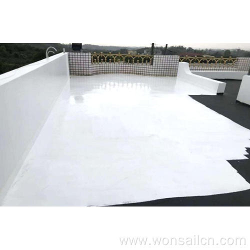 Thermal insulation coating iron sheet roof project